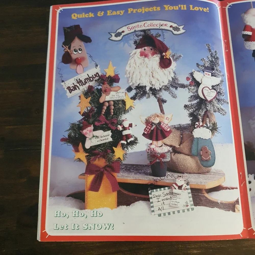 Lara's Crafts Holiday Express 36 Projects Christmas Craft Book 6010 1998 Vintage